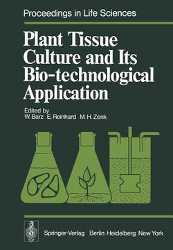 portada plant tissue culture and its bio-technological application: proceedings of the first international congress on medicinal plant research, section b, he