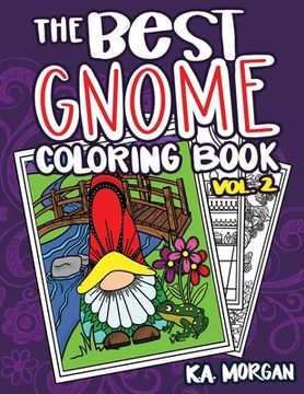 portada The Best Gnome Coloring Book Volume Two (en Inglés)