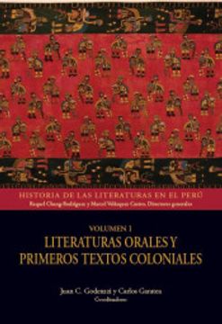 portada Literaturas Orales y Primeros Textos Coloniales