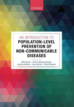 portada An Introduction to Population-level Prevention of Non-Communicable Diseases