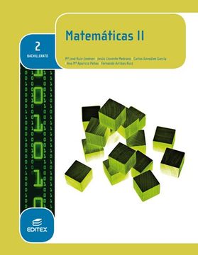 portada Matemáticas II 2º Bachillerato (LOMCE)