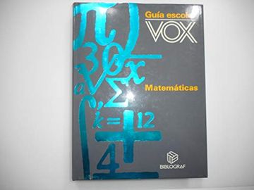 portada Guía Escolar Vox. Matemáticas