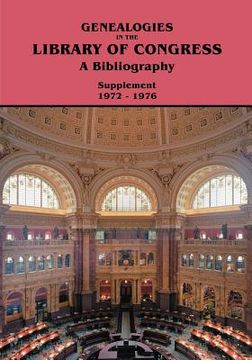 portada genealogies in the library of congress: a bibliography. supplement 1972-1976 (en Inglés)