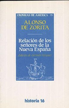 portada Relacion de los Señores de la Nueva España