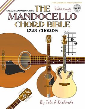 portada The Mandocello Chord Bible: CGDA Standard Tuning 1,728 Chords (Fretted Friends Series)