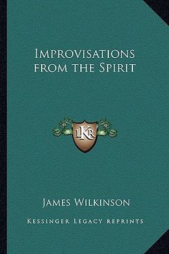portada improvisations from the spirit (en Inglés)