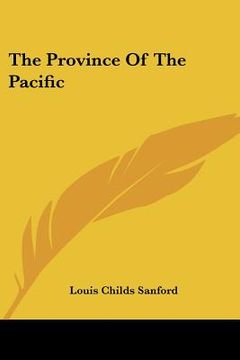 portada the province of the pacific (en Inglés)