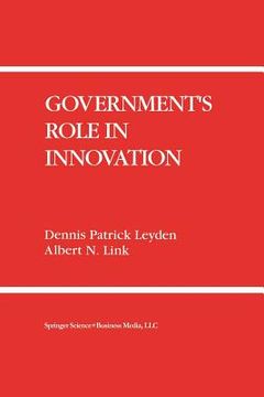 portada Government's Role in Innovation (en Inglés)