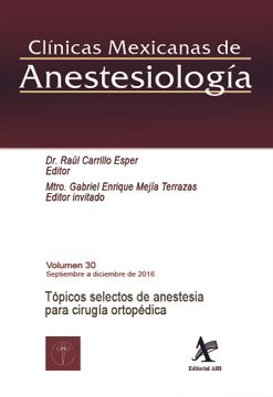 portada Tópicos Selectos de Anestesia Para Cirugía Ortopédica (in Spanish)