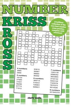 portada Number Kriss Kross: 100 Brand new Number Cross Puzzles, Complete With Solutions (en Inglés)
