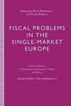 portada Fiscal Problems in the Single-Market Europe (en Inglés)