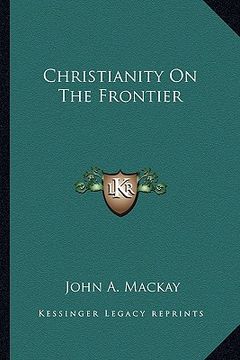 portada christianity on the frontier (en Inglés)