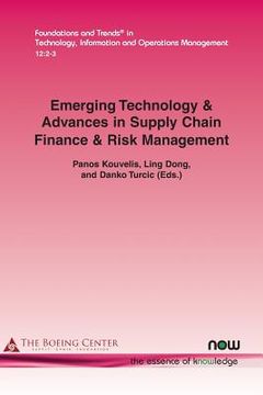 portada Emerging Technology & Advances in Supply Chain Finance & Risk Management