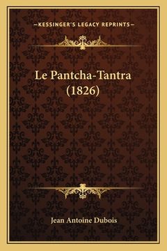 portada Le Pantcha-Tantra (1826) (en Francés)