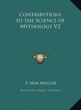 portada contributions to the science of mythology v2 (en Inglés)