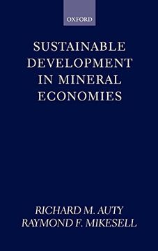 portada Sustainable Development in Mineral Economies (en Inglés)