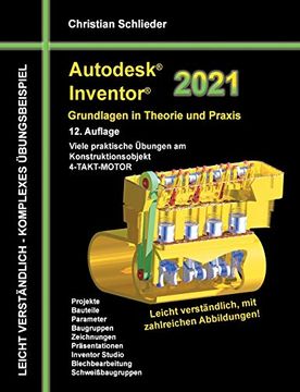 portada Autodesk Inventor 2021 - Grundlagen in Theorie und Praxis (en Alemán)