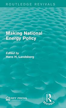 portada Making National Energy Policy (Routledge Revivals) (en Inglés)