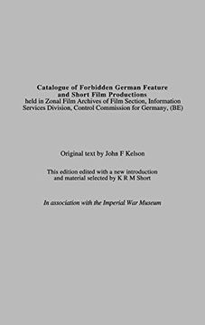 portada Catalogue of Forbidden German Feature and Short Film Productions (en Inglés)