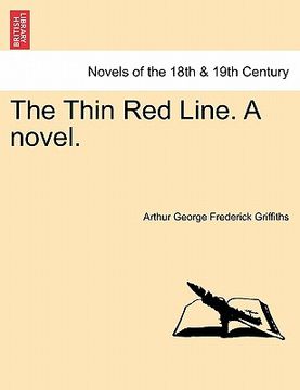 portada the thin red line. a novel. (in English)