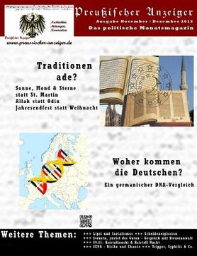 portada Preussischer Anzeiger: Das politische Monatsmagazin - Ausgabe November / Dezember (in German)