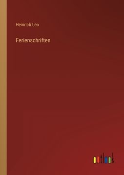 portada Ferienschriften (in German)
