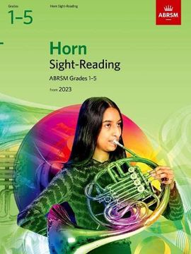 portada Sight-Reading for Horn, Abrsm Grades 1-5, From 2023 (en Inglés)