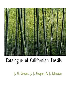 portada catalogue of californian fossils