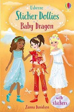 portada Baby Dragon - Usborne Sticker Dollies (Sticker Dolly Stories) (en Inglés)