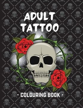 portada Adult Tattoo Colouring Book