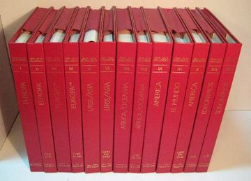 portada gran atlas enciclopedico aguilar (13 vols. con 106 fascículos y 550 mapas) (completo)