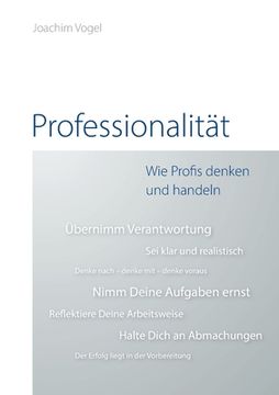 portada Professionalität: Wie Profis denken und handeln (en Alemán)