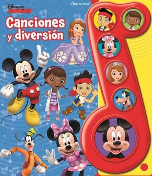 portada Canciones y Diversión Disney Junior. Lmn 6b (in Spanish)