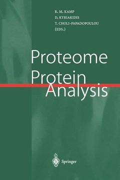 portada proteome and protein analysis (en Inglés)