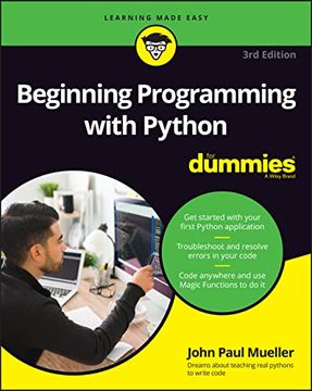 portada Beginning Programming With Python for Dummies (en Inglés)