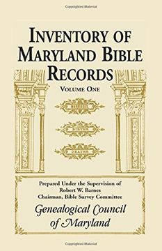 portada Inventory of Maryland Bible Records, Volume 1