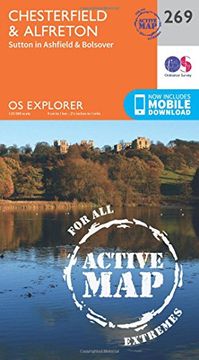 portada Chesterfield and Alfreton (OS Explorer Active Map)