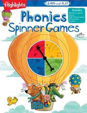 portada Highlights Learn-And-Play Phonics Spinner Games (en Inglés)