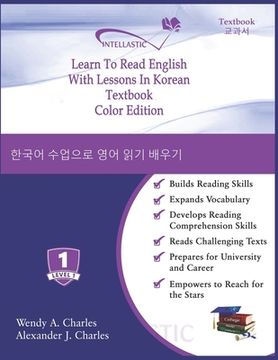 portada Learn To Read English With Lessons In Korean: Color Edition (en Inglés)