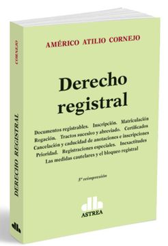 portada Derecho Registral (in Spanish)