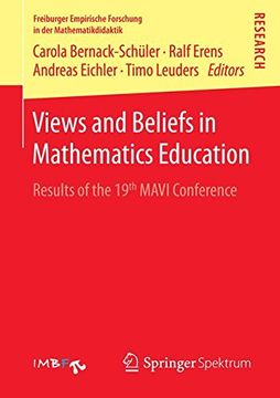 portada Views and Beliefs in Mathematics Education (Freiburger Empirische Forschung in der Mathematikdidaktik)