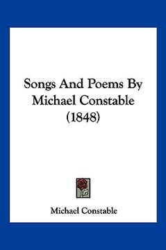 portada songs and poems by michael constable (1848)