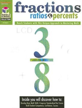 portada fractions, ratios, and percents (en Inglés)