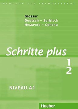 portada Schritte Plus 1+2. Glossar Deutsch-Serbisch (en Alemán)
