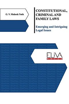 portada Constitutional, Criminal and Family Laws: Emerging and Intriguing Legal Issues (en Inglés)