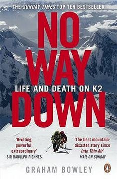 portada no way down: life and death on k2 (en Inglés)