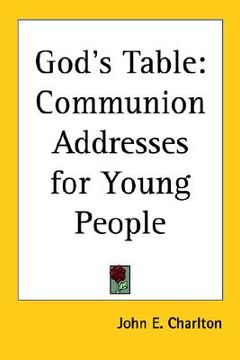 portada god's table: communion addresses for young people (in English)