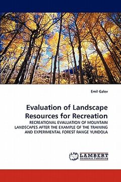 portada evaluation of landscape resources for recreation (in English)