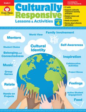 portada Culturally Responsive Lessons and Activities, Grade 4 (Culturally Responsive Lessons & Activities) (en Inglés)