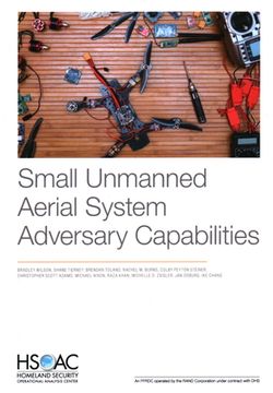 portada Small Unmanned Aerial System Adversary Capabilities (en Inglés)